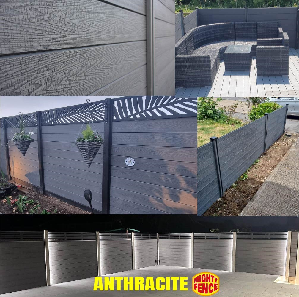 Anthracite Composite Fence Board