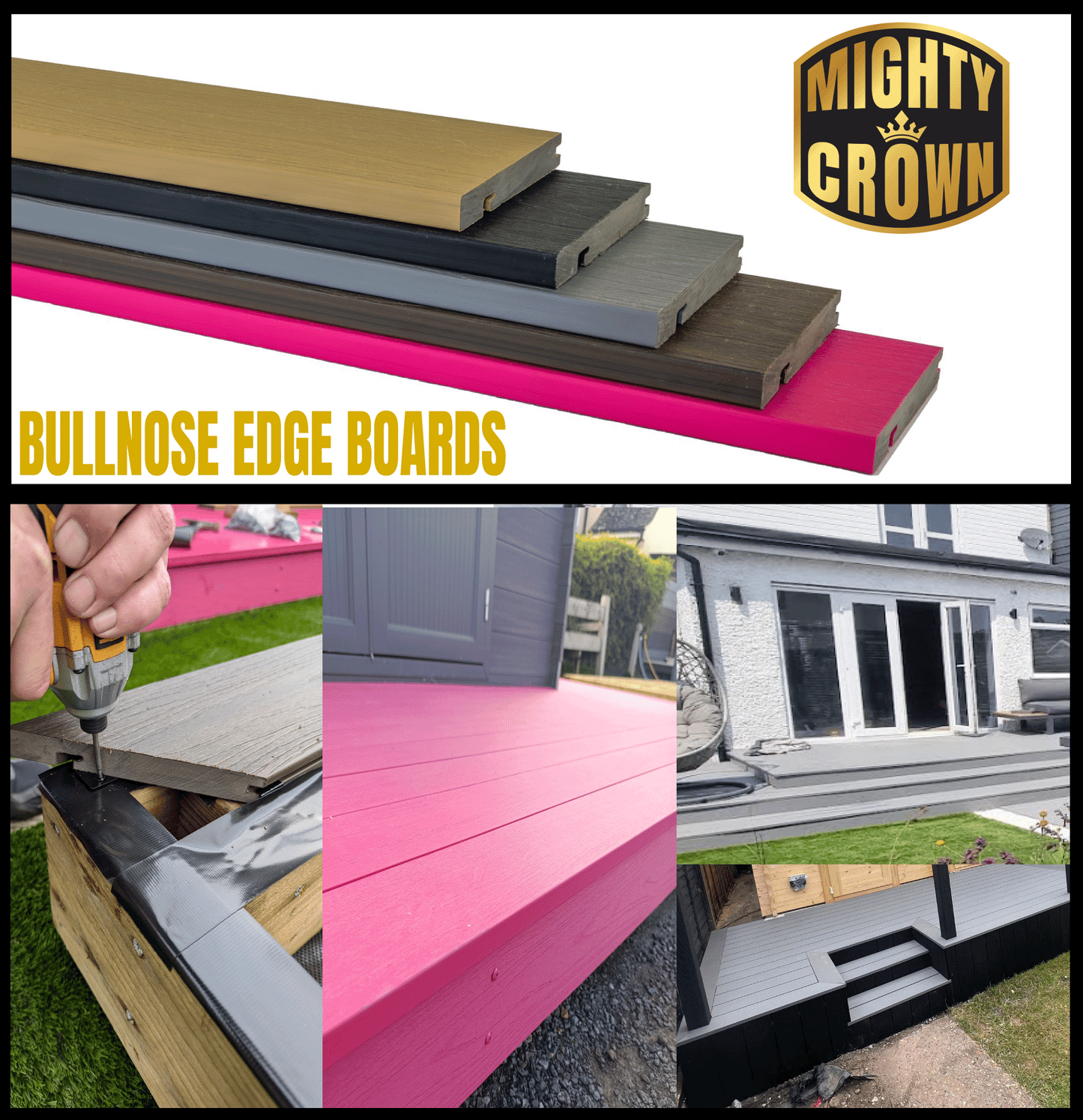 Onyx Bullnose Edge Board