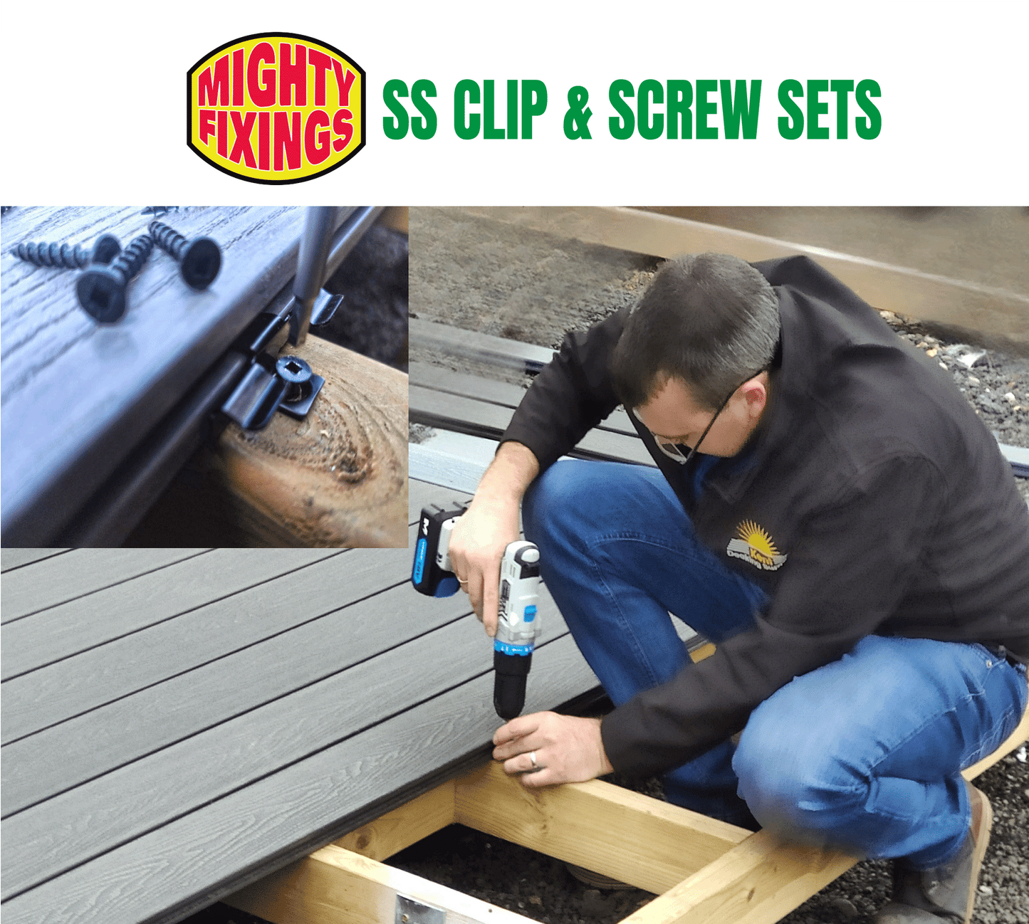 SS Clip and Screw Sets