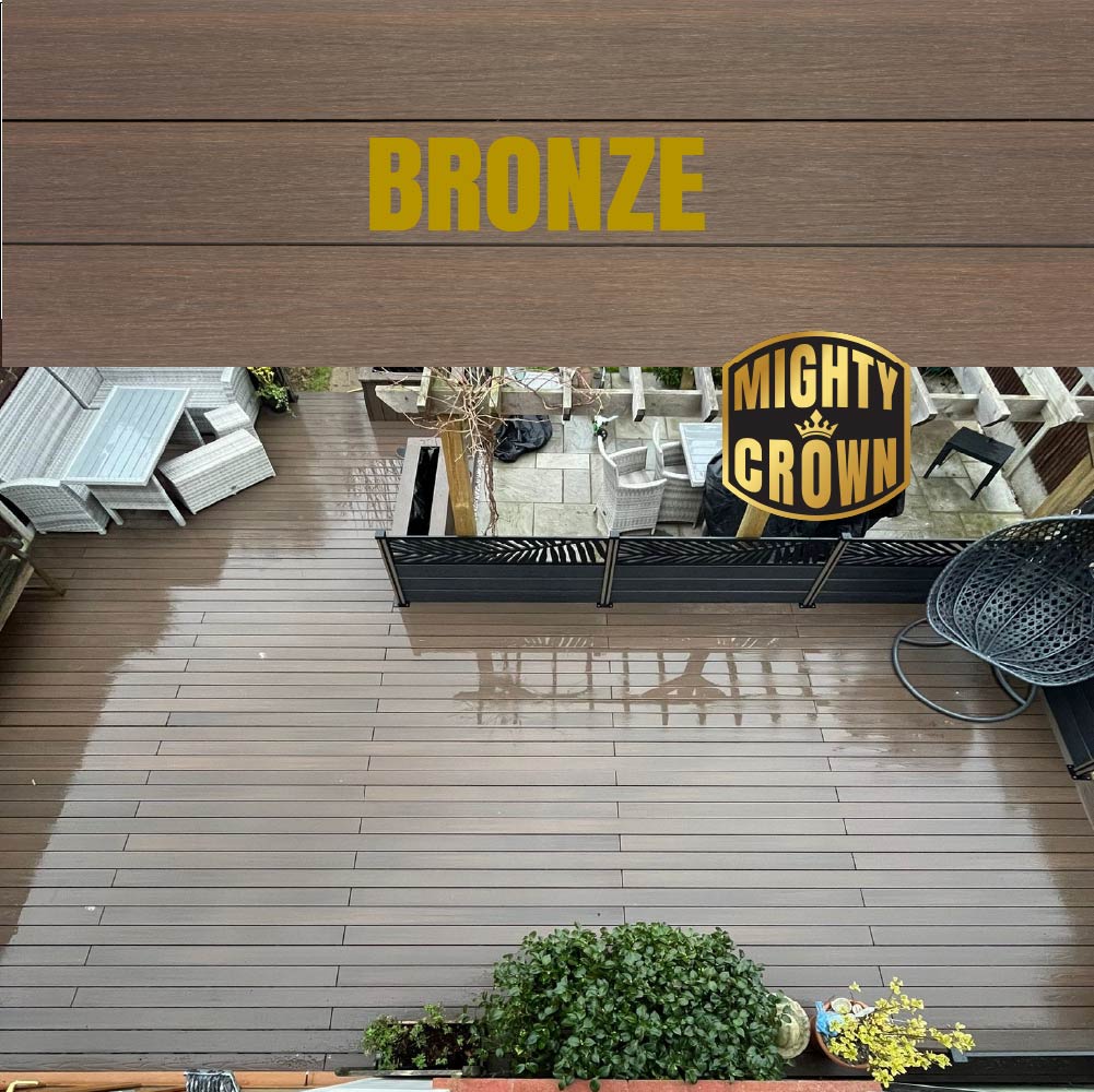 Bronze Capped Decking Board