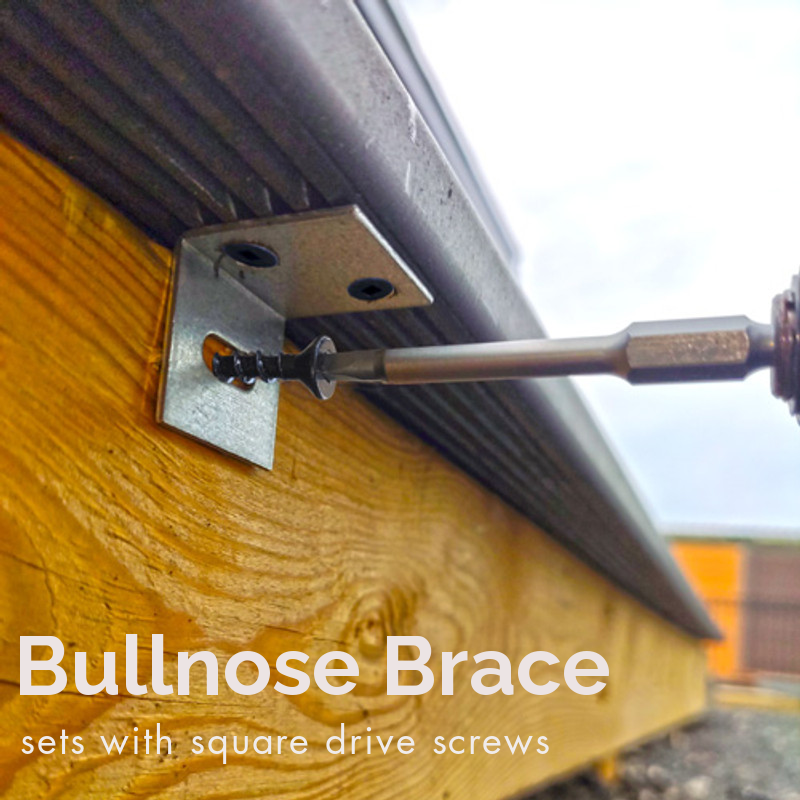 Grey Composite Decking Bullnose Edge Board