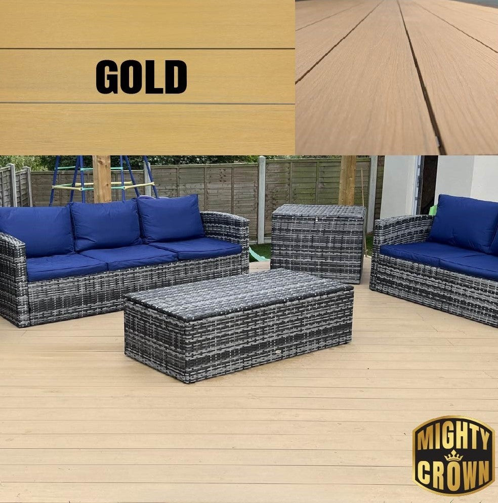 Gold Capped Decking Board