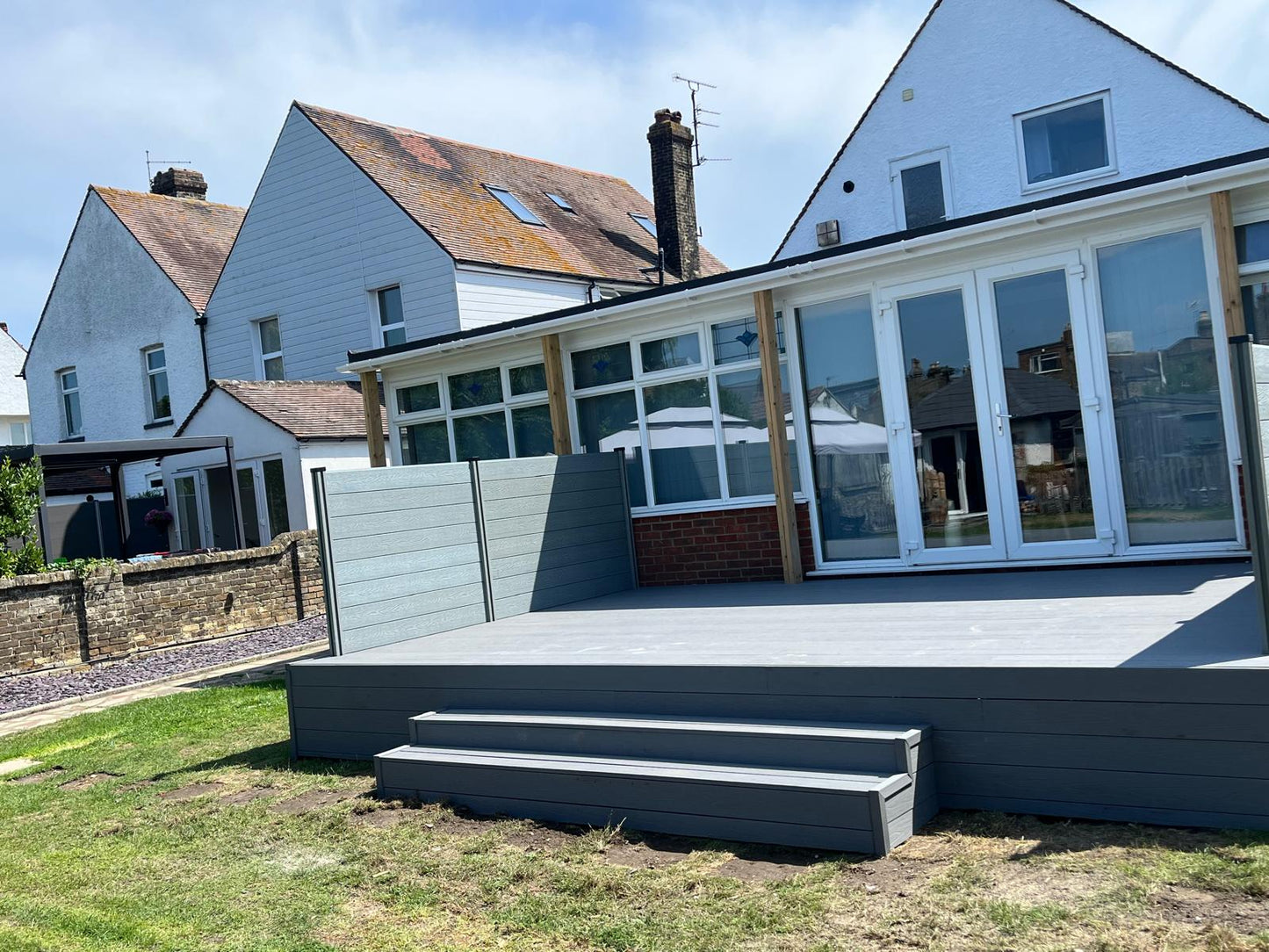 Diamond Capped Decking Board