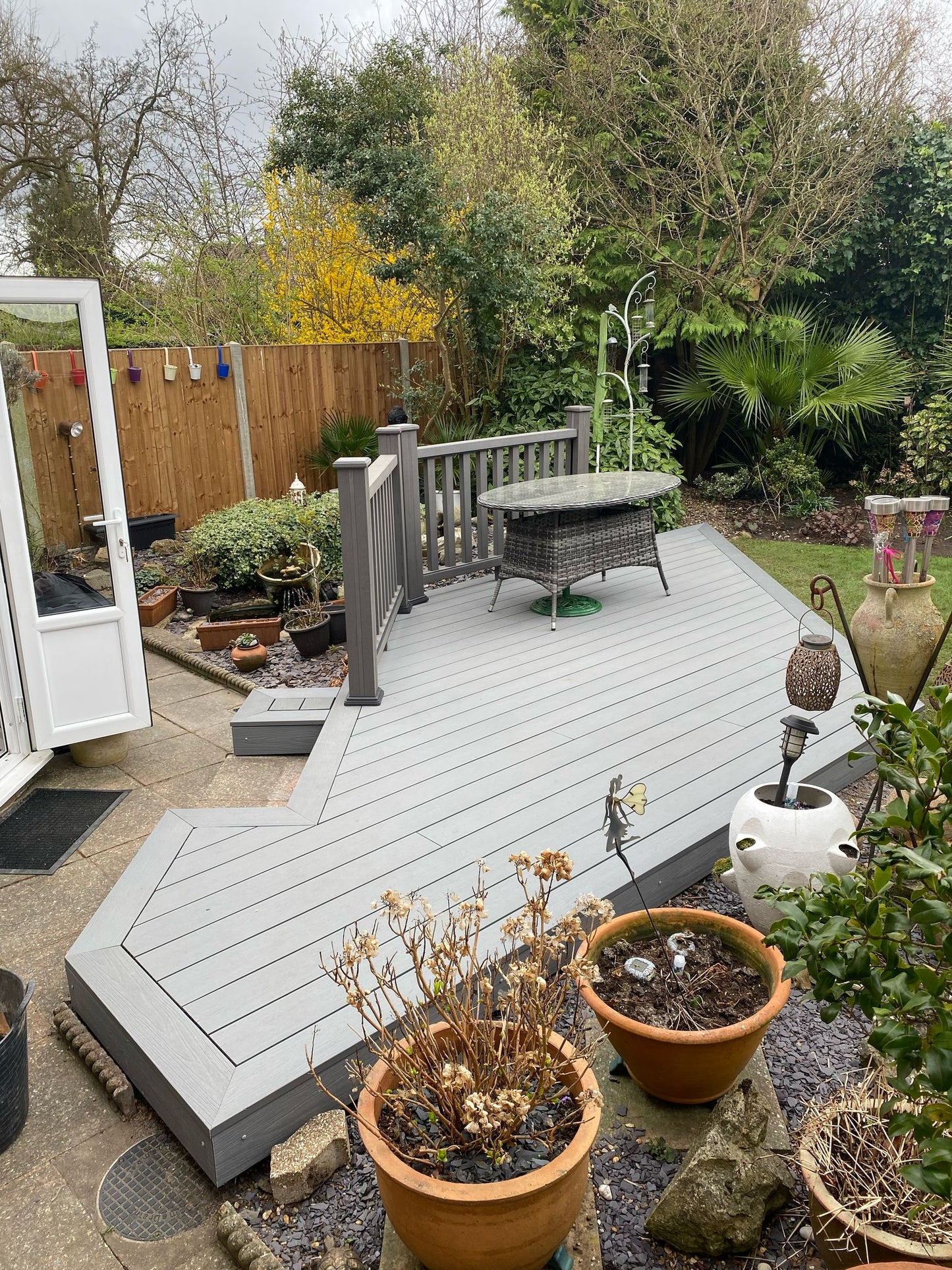 Diamond Capped Decking Board