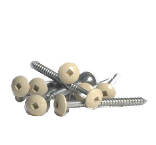 Light Ivory Fascia Screws