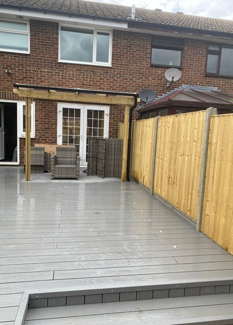 Diamond Capped Decking Board