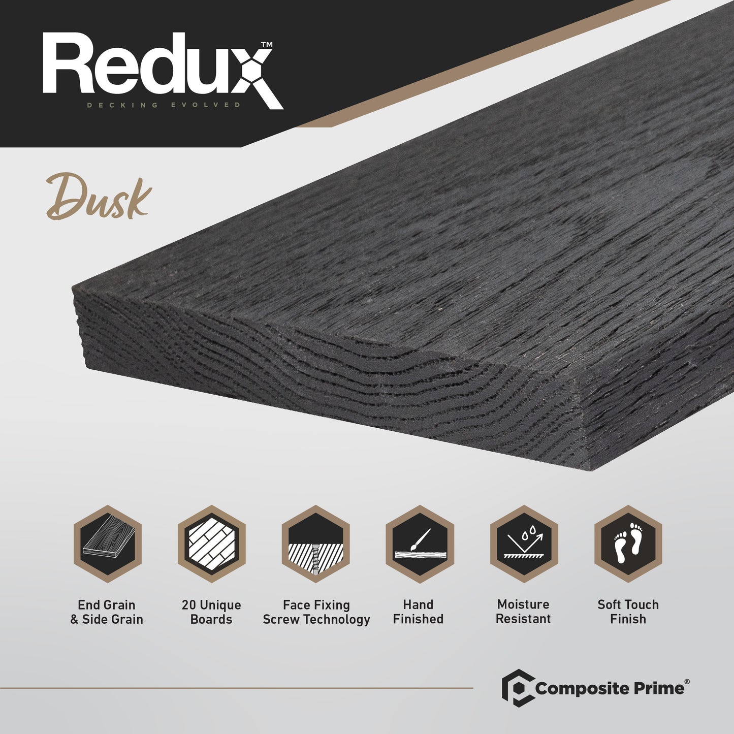 Dusk Solid Luxury Decking