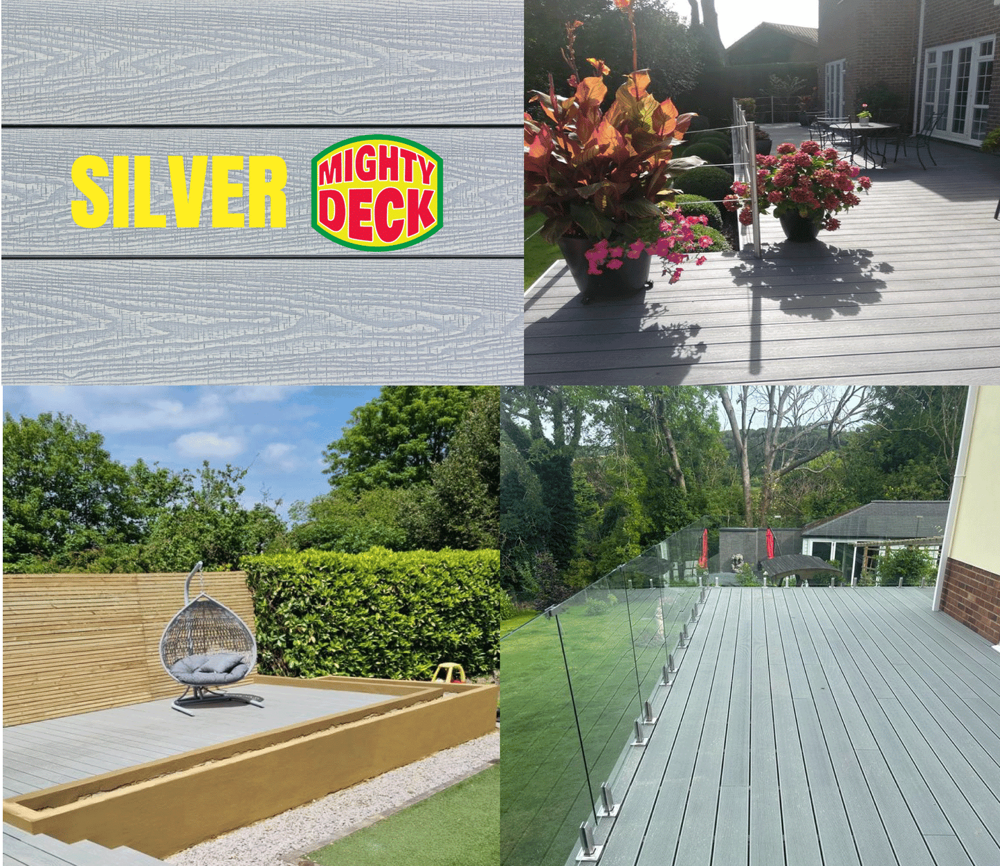Silver Composite Deck Board