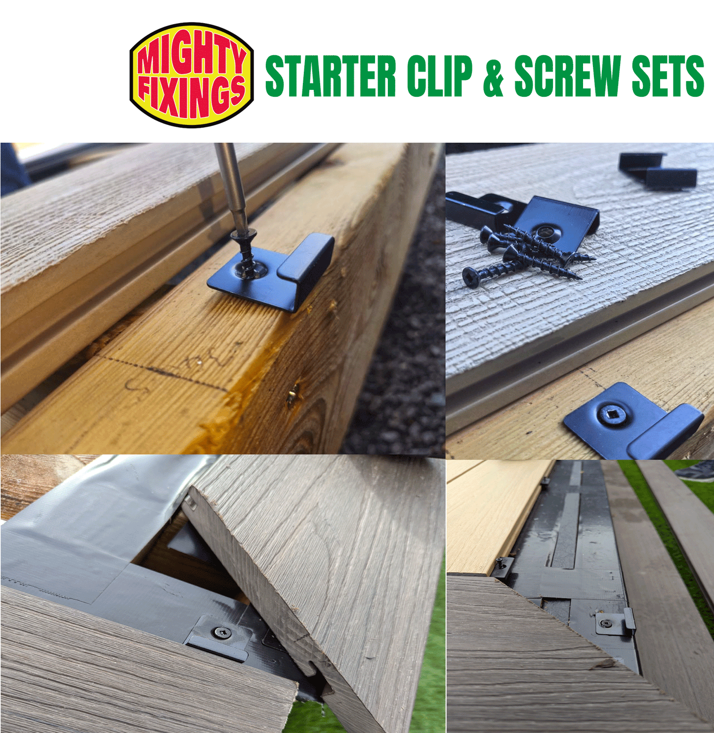 Starter Clip and Screw Sets