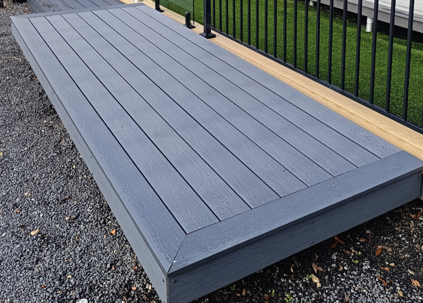 Graphite Capped Decking Board
