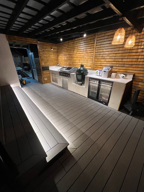 Diamond Capped Decking Board